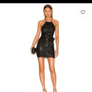 Sequin Black Cocktail dress NBD Gorgeous for Party & Holiday size L
